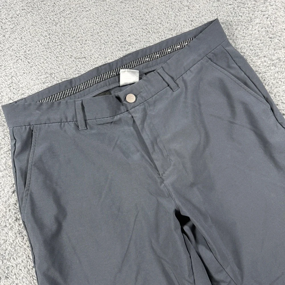 Primo Golf Joggers Mens 35 Regular Gray Tapered Ankle Zip Performance Pants